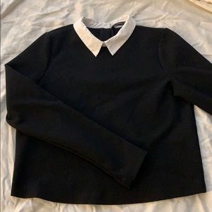 Zara collared Sweater/Shirt